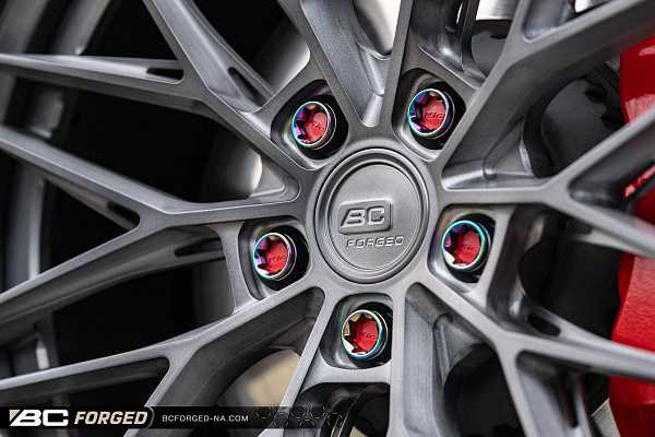 Фото дисков BC Forged HCA675 Сатиновый тонированный лак на Tesla Model 3