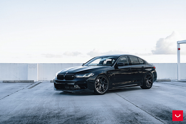 Фото дисков Vossen HF-5 Черный сатин на BMW 5/M5 (G30/F90)