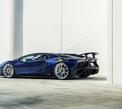 Фото дисков Vossen EVO-2R (3-Piece) на Lamborghini Aventador
