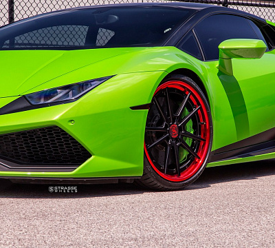 Фото дисков Strasse Wheels SV1 Deep Concave FS на Lamborghini Huracan