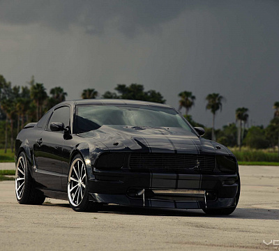 Фото дисков Vossen CV1 на Ford Mustang V