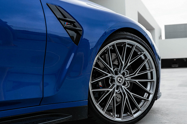 Фото дисков HRE FF28 Глянцевый графит на BMW 3/M3 (G2x/G80)