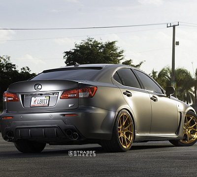 Фото дисков Strasse Wheels SM5R Deep Concave Monoblock на Lexus IS II