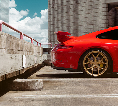 Фото дисков Vossen HF-5 на Porsche 911 VII