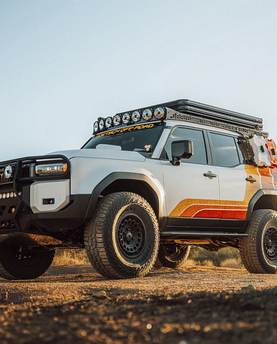 Фото дисков AWOL Черный сатин на Toyota Land Cruiser Prado 250