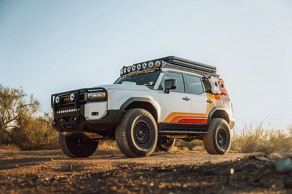 Фото дисков Black Rhino AWOL Черный сатин на Toyota Land Cruiser Prado 250