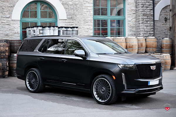 Фото дисков Vossen S17-14 (3-Piece) Сатиновый темный лак на Cadillac Escalade V