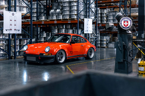 Фото дисков HRE 517K Сатиновый графит на Porsche 911 I