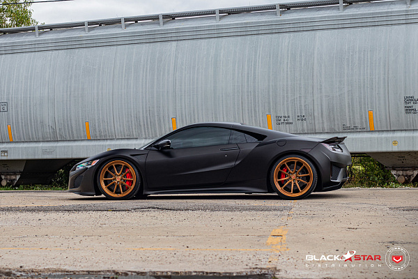 Фото дисков Vossen ML-X2 Глянцевая темная медь на Acura NSX II