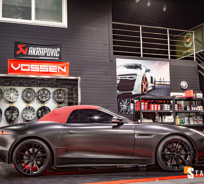 Фото дисков Vossen HF-3 на Jaguar F-Type
