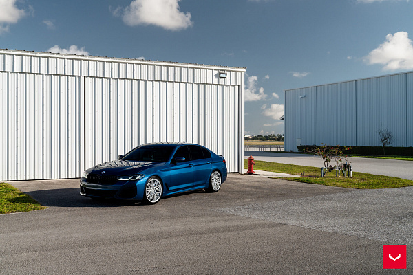 Фото дисков Vossen HF-7 Серебро на BMW 5/M5 (G30/F90)