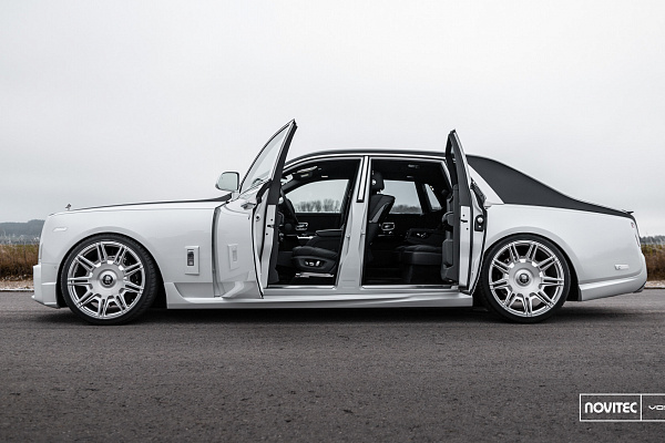 Фото дисков NOVITEC SP2 Глянцевый лак на Rolls-Royce Phantom