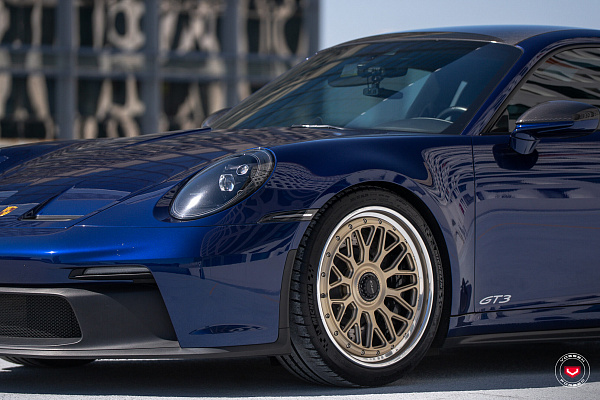 Фото дисков Vossen GEN-03 (3-piece) Сатиновая шампань на Porsche 911 VIII
