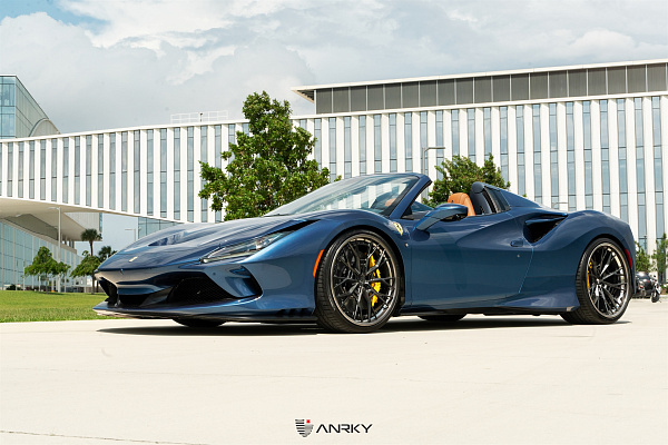 Фото дисков Anrky S3-X5 Черный сатин на Ferrari F8