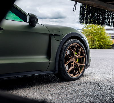Фото дисков Vossen HF-5 на Porsche Taycan I