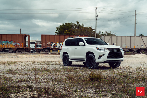 Фото дисков Vossen HF6-5 Черный сатин на Lexus GX II
