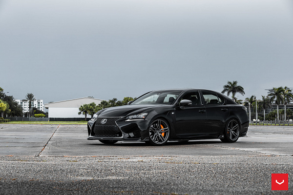 Фото дисков Vossen HF-1 Сатиновый графит на Lexus GS IV