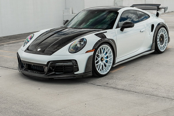 Фото дисков Anrky AN20 Aerosport Белый глянец на Porsche 911 VIII