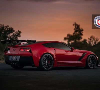 Фото дисков HRE R101 Lightweight на Chevrolet Corvette C7