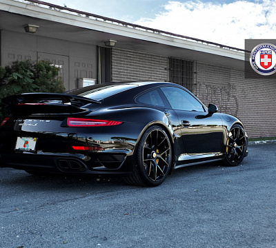 Фото дисков HRE P101 на Porsche 911 VII