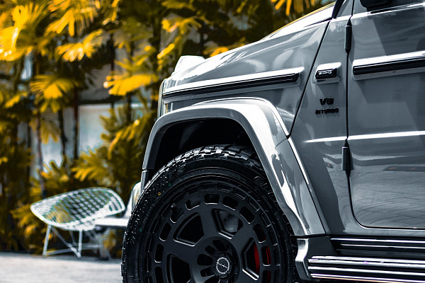 Фото дисков Brixton Forged BX01-M Черный матовый на Mercedes-Benz G-Class III