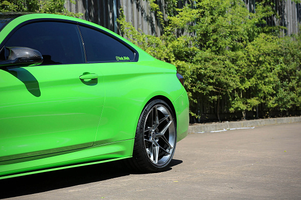 Фото дисков HRE FF11 Серебро на BMW 4/M4 (F32/F82)