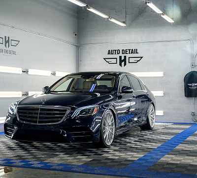Фото дисков Vossen HF-4T на Mercedes-Benz S-Class (W222, C217)