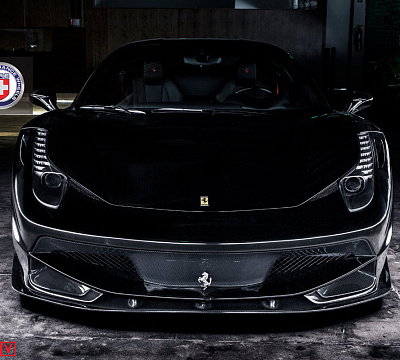 Фото дисков HRE 501 на Ferrari 458