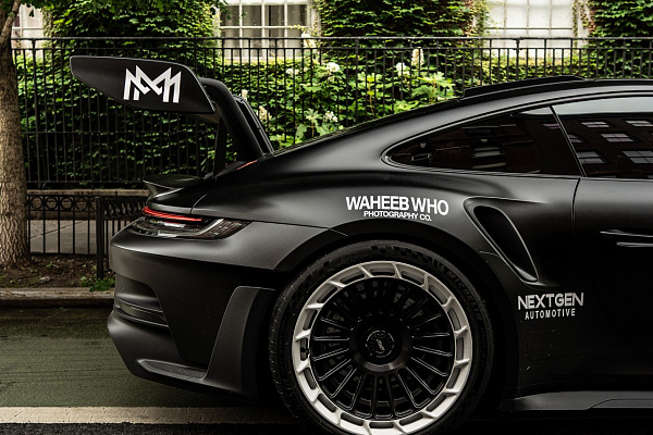 Фото дисков Brixton Forged TR11 AERO1 Черный глянец на Porsche 911 VIII