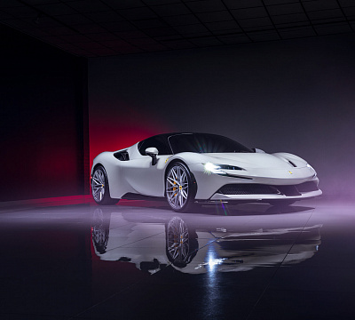 Фото дисков Vossen S21-02 на Ferrari SF90