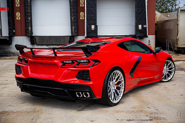 Фото дисков Anrky AN10 Полированный лак на Chevrolet Corvette C8