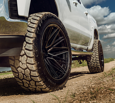 Фото дисков Vossen HF6-5 на Chevrolet Silverado IV