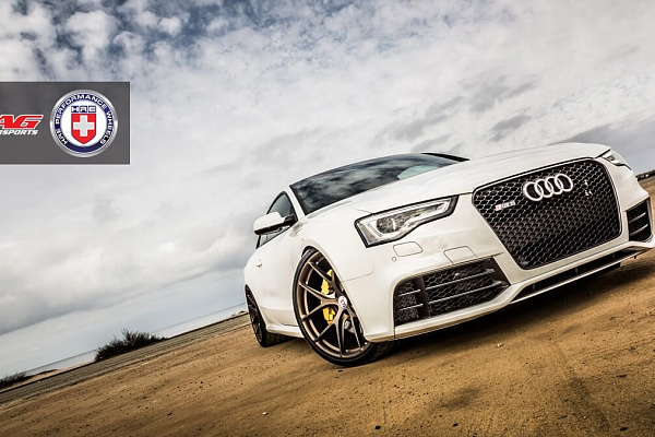 Фото дисков HRE P101 Сатиновая бронза на Audi A/S/RS 5 (8T)