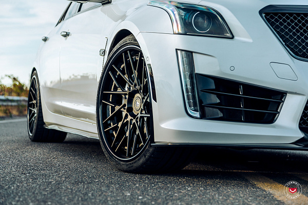Фото дисков Vossen S17-07 (3-Piece) Черный сатин на Cadillac CTS III