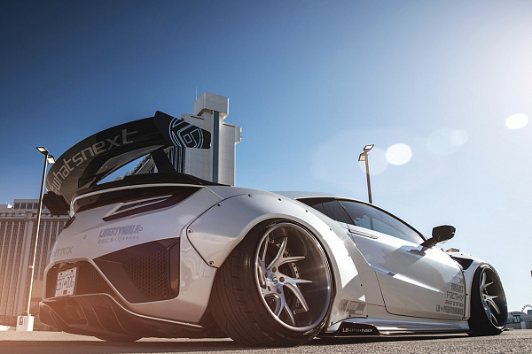 Фото дисков Savini SV67 Сатиновый темный лак на Acura NSX II