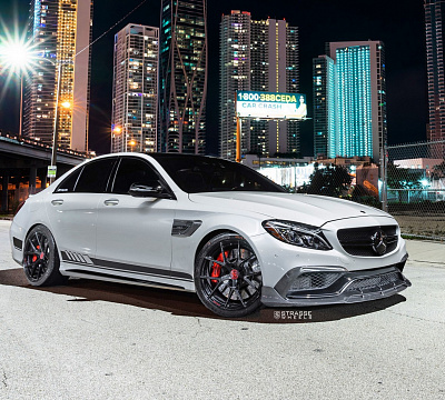 Фото дисков Strasse Wheels SM5R Deep Concave Monoblock на Mercedes-Benz C-Class (W204)