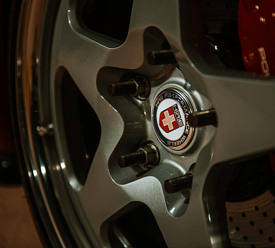 Фото дисков HRE 527 на Porsche 911 IV