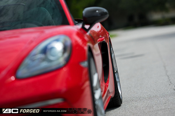 Фото дисков BC Forged HCA381 Глянцевый лак на Porsche Boxster III