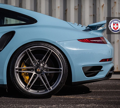 Фото дисков HRE P106 на Porsche 911 VII