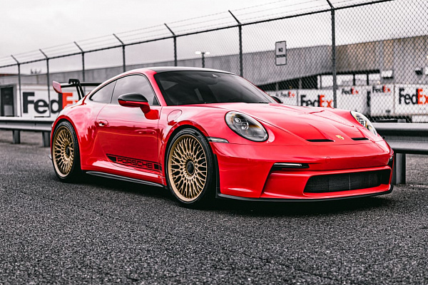 Фото дисков Brixton Forged TR20 Сатиновое темное золото на Porsche 911 VIII