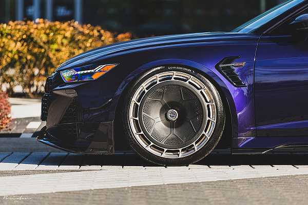 Фото дисков Brixton Forged R11-R Aerotech Глянцевая бронза на Audi A/RS 6 (C8)