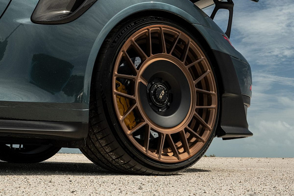 Фото дисков Anrky AN20 Aerosport Сатиновая бронза на Porsche 911 VII