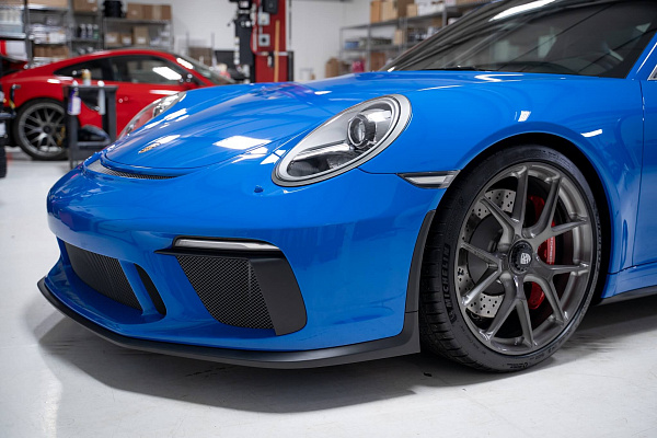 Фото дисков HRE P101 Глянцевый темный лак на Porsche 911 VII