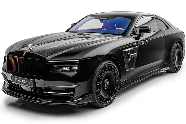 Фото дисков Mansory FD.15 Черный глянец на Rolls-Royce Spectre