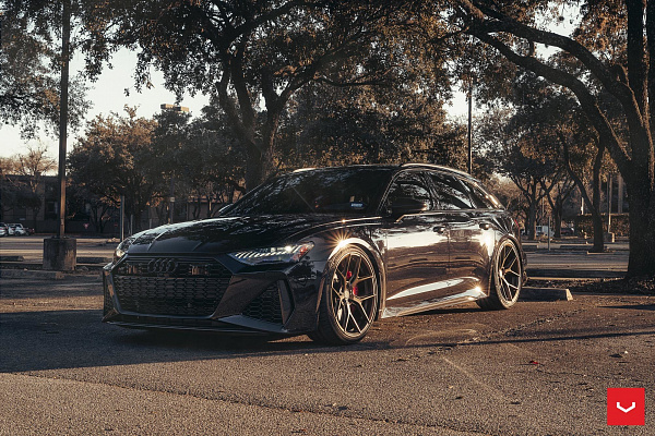 Фото дисков Vossen HF-5 Сатиновая бронза на Audi A/RS 6 (C8)