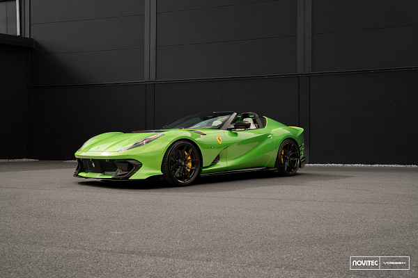 Фото дисков NOVITEC NF11 Черный глянец на Ferrari 812