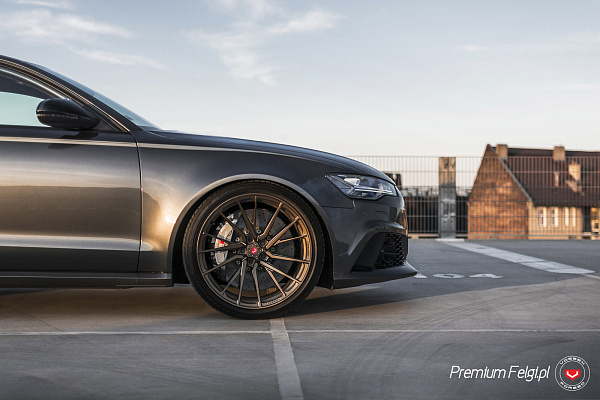 Фото дисков Vossen M-X4T Сатиновая бронза на Audi A/RS 6 (C7)