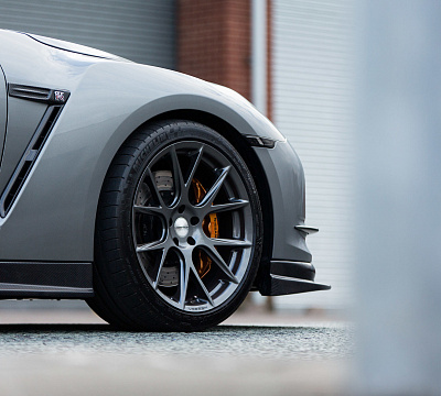 Фото дисков Vossen VFS-6 на Nissan GT-R