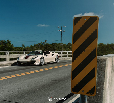 Фото дисков Anrky AN32 на Ferrari 488
