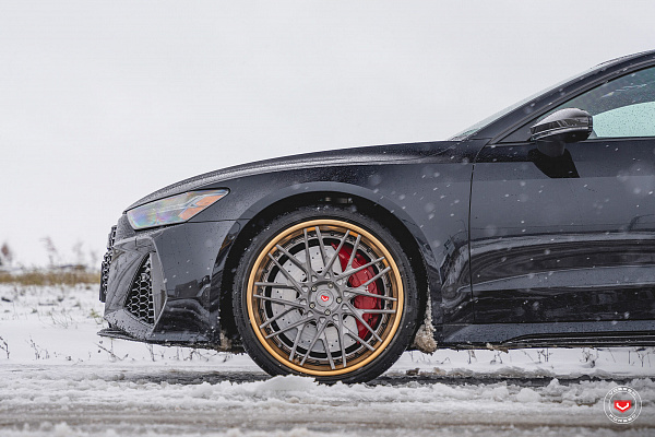 Фото дисков Vossen S17-07 (3-Piece) Глянцевый темный лак на Audi A/RS 7 (4K)